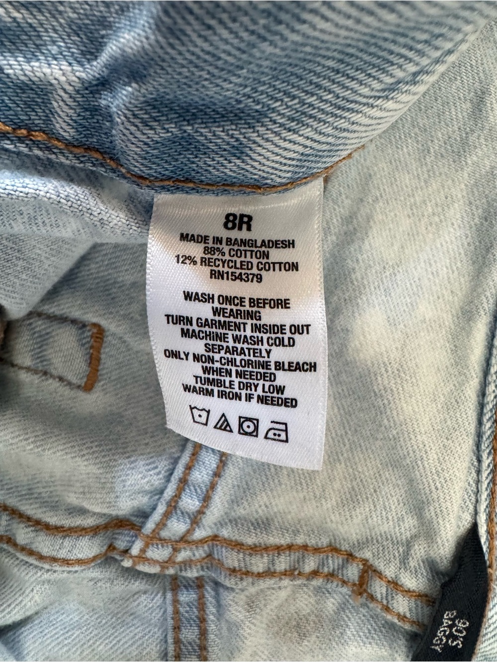 Aeropostale 90’s Baggy Jeans. Size 8. - Picture 4 of 6